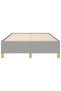 Bed frame, light grey, 120x200 cm, textile - 5