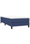 Box spring bed frame, blue, 80x200 cm, textile - 3