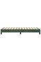 Box spring bed frame, dark green, 100x200 cm, Velvet - 6