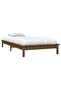 Bed frame, honey brown, 90x200 cm, solid pine wood - 3