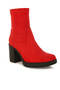 Women's Microfiber Sock Boots In Red