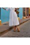 Taba Suede Genuine Leather Buckled Women's Thick Coated Soles Sandals Slipper - 3