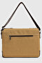 My Polo Gk75 Shoulder Strap Canvas (Cotton) Messenger Bag Crossbody Bag Beige - 4