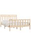 Bed frame, 160x200 cm, solid pine wood - 3