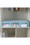 Stackable shoe storage box, transparent, Blue - 5