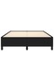 Bed frame, black, 140x200 cm, textile - 5