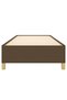 Bed frame, dark brown, 90x190 cm, textile - 5