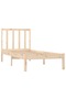 Single 3FT bed frame, 90x190 cm, solid pine wood - 3