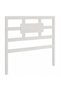 Bed frame, white, 90x200 cm, solid wood - 5