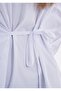 Women's Rope Detailed D Mock Neck Shirt - White - 6