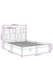 Bed frame, white, 140x190 cm, solid wood - 6