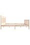 Bed frame, 160x200 cm, solid wood - 5