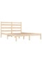 Small Double 4FT bed frame, 120x190 cm, solid pine wood - 4