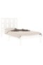 Bed frame, white, 90x200 cm, solid pine wood - 3