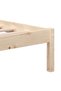 Bed frame, 140x200 cm, solid pine wood - 6