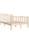 Bed frame, 140x200 cm, solid wood - 3
