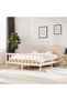 Bed frame, 160x200 cm, solid wood