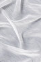 Luxury Silk I D Textured B Bamboo Wrinkle-Free, No Ironing Required, Optical White S Sparsely Pleated (1X2) t Tulle Curtain - 4