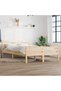Bed frame, 160x200 cm, solid wood
