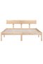 Bed frame, 160x200 cm, solid pine wood - 4
