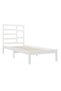 Bed frame, white, 90x200 cm, solid wood - 4