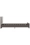 Bed frame, grey, 90 x 200 cm, textile - 5