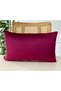 Luxury Soft Velvet Fes Color Throw Pillow Cover, Soft Textured, Stylish & Modern - 2
