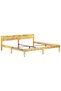 Bed frame, 200 x 200 cm, solid recycled wood - 2
