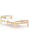 Bed frame, 90x200 cm, solid pine wood