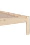 Bed frame, 200x200 cm, solid pine wood - 6
