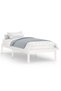 Bed frame, white, 90x200 cm, solid pine wood - 2