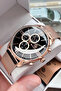 Functional Men's Watch Steel Band Japanese Mechanism Stylish Gift Wristwatch with Special Box Bme2014C6 - 6