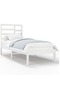 Bed frame, white, 90x200 cm, solid wood - 2