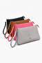 Women's Taba Quilted Portfolio Clutch Bag Stylish with Wrist Strap Clutch Bag - 8