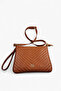 Women's Taba Quilted Portfolio Clutch Bag Stylish with Wrist Strap Clutch Bag - 7