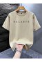 Balance Heart Printed Men's Oversized T-Shirt - 3