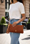Women's Taba Quilted Portfolio Clutch Bag Stylish with Wrist Strap Clutch Bag - 4
