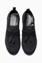 Women's Knitwear Loafers Suede Detailed Tasseled Lightweight Comfortable Daily Shoes Rivina Black - 4