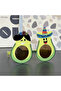 Hawaii Themed Avocado Glasses - 4