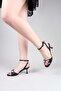 Briel Bow Detail Heeled Shoes Black