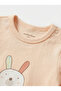 100% Organic Cotton Long Sleeve Baby Bodysuit 0-3 Months Soft Newborn Bodysuit with Snap Fasteners - 2