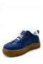 271 Orthopedic 100% Genuine Leather Boy Blue Sneakers - 4