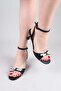 Briel Bow Detail Heeled Shoes Black - 4