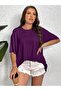 Women's Oversize 100% Cotton T-Shirt - Sporty Casual Loose Basic - 5