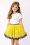 Girl's Yellow Lace Detailed Tulle Skirt April 23 October 29