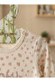 100% Organic Cotton Long Sleeve Baby Bodysuit 0-3 Months Soft Newborn Bodysuit with Snap Fasteners - 2