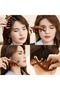 Natural Wooden Head Leather Si Massage Comb Gua Sha Meridian Acupressure Wide Toothed Scalp Comb At-146 - 8