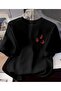 Small Butterflies Printed Unisex Women'S/Men's Oversize Crewneck T-Shirt