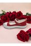 Girl's Canvas Velcro Ballerina Sneaker Shoes