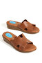 Artı&Jel-5006 Orthopedic Jel Heel Spur Function Women's Taba Slipper - 3